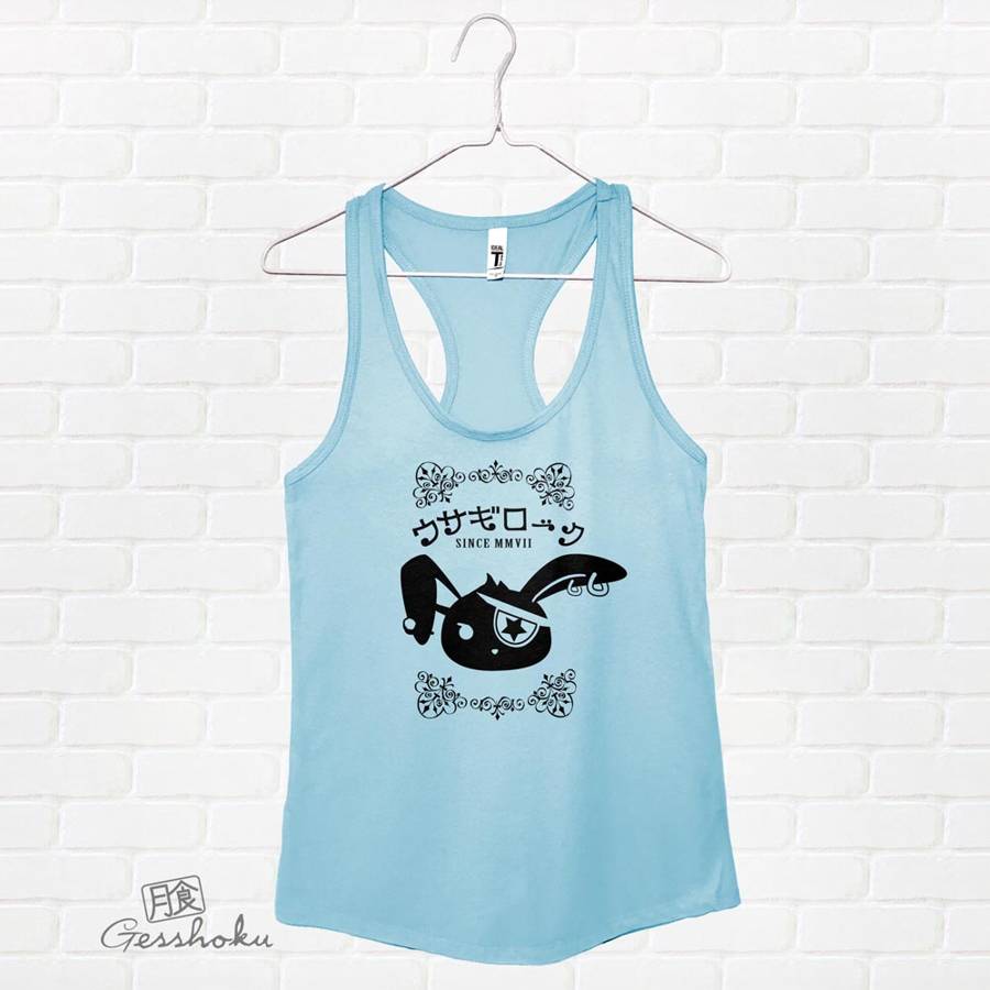 Usagi Rock Bunny Flowy Tank Top - Light Blue