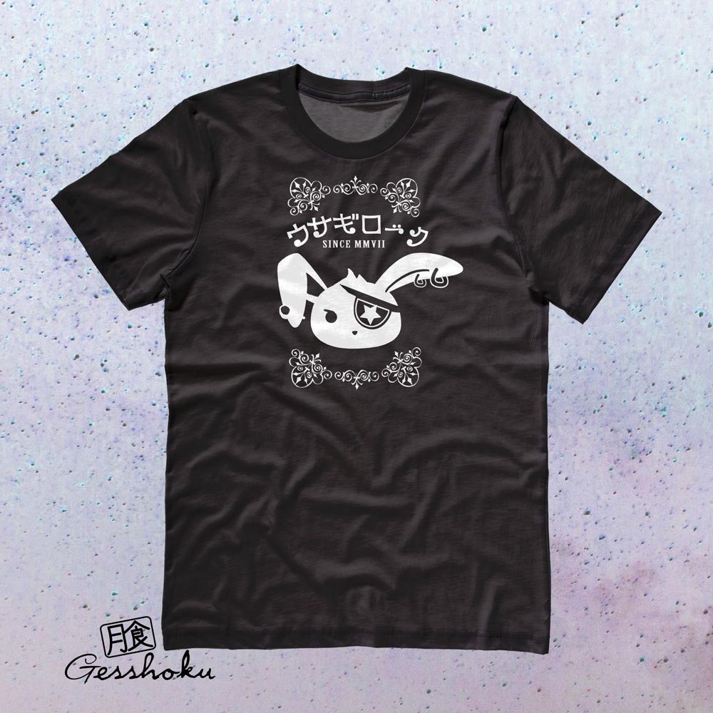 Usagi Rock Jrock Bunny T-shirt - Black