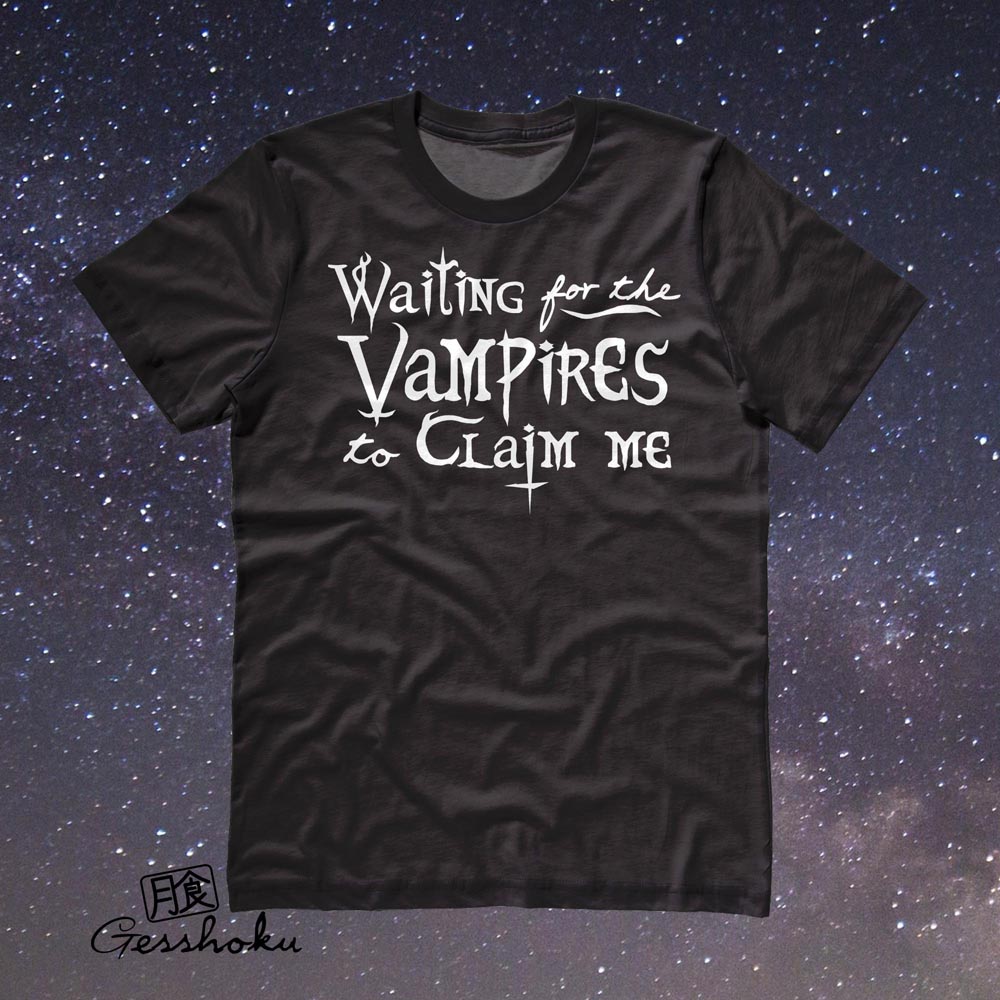 Waiting for the Vampires T-shirt - Black