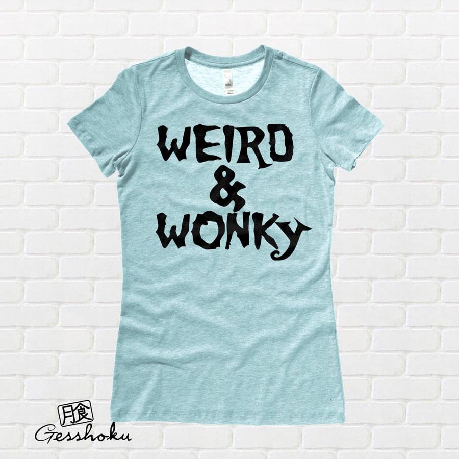 Weird & Wonky Ladies T-shirt - Seafoam