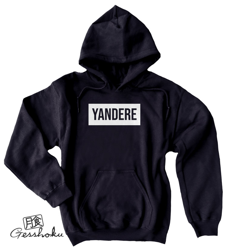 Yandere Pullover Hoodie - Black