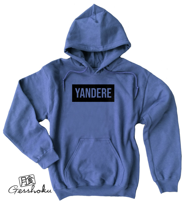 Yandere Pullover Hoodie - Heather Blue