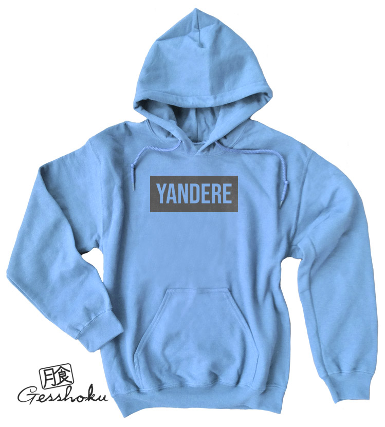 Yandere Pullover Hoodie - Light Blue