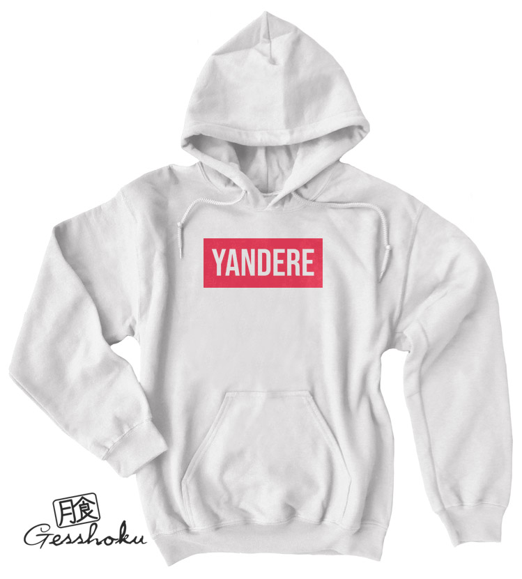 Yandere Pullover Hoodie - White