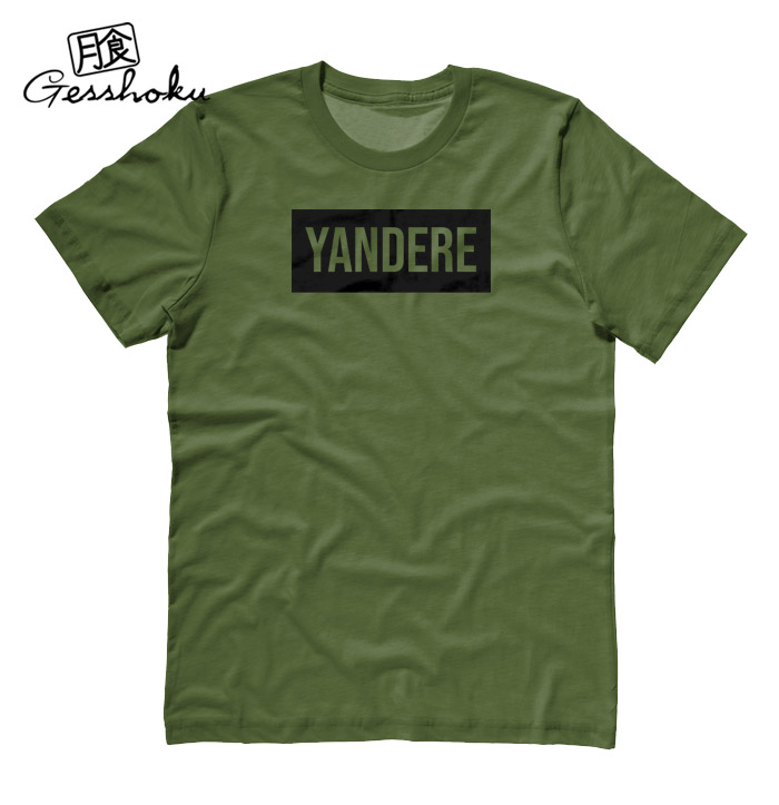 Yandere T-shirt - Olive Green