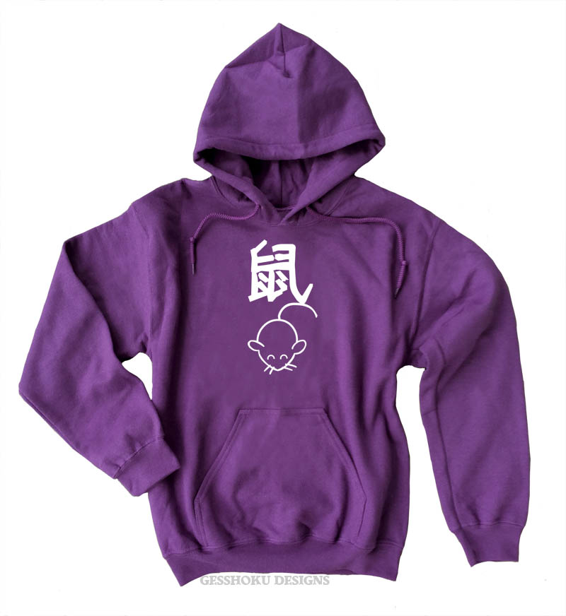 Year of the Rat Pullover Hoodie - Purple