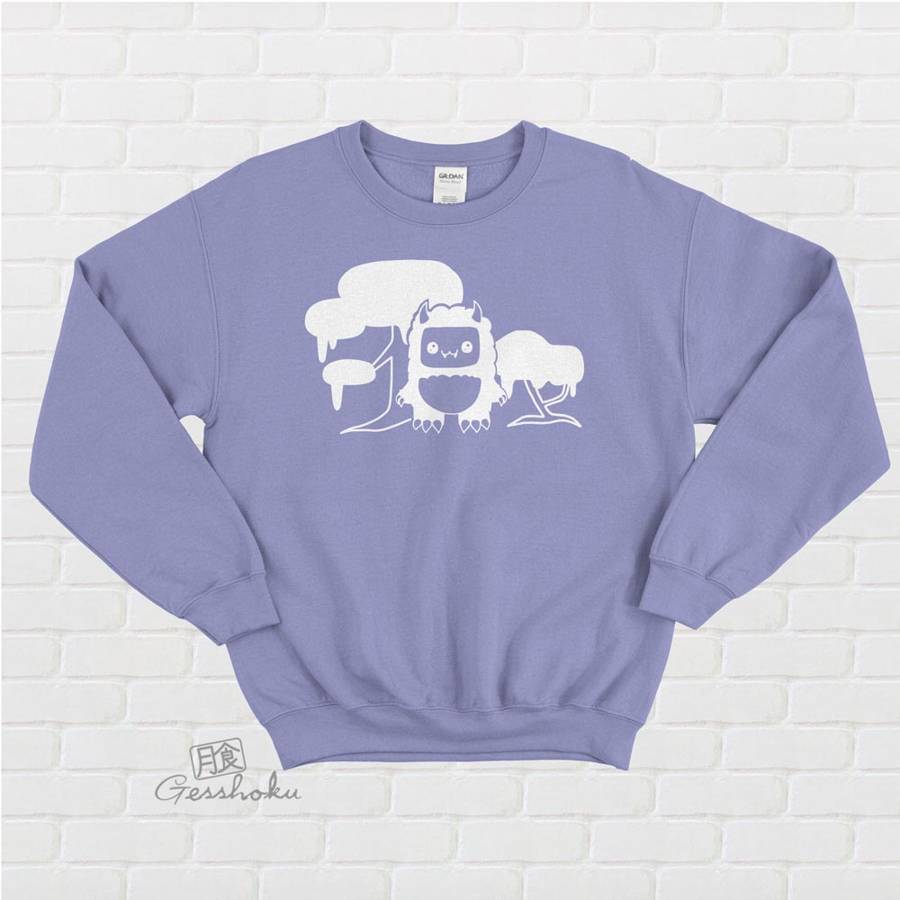 Tricky Yeti's Magical Forest Crewneck Sweatshirt - Violet