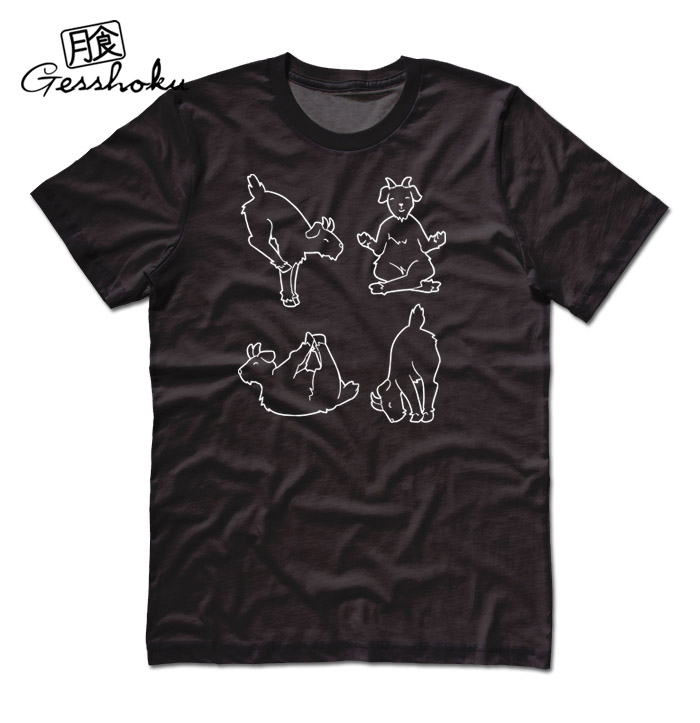 Yoga Goats T-shirt - Black