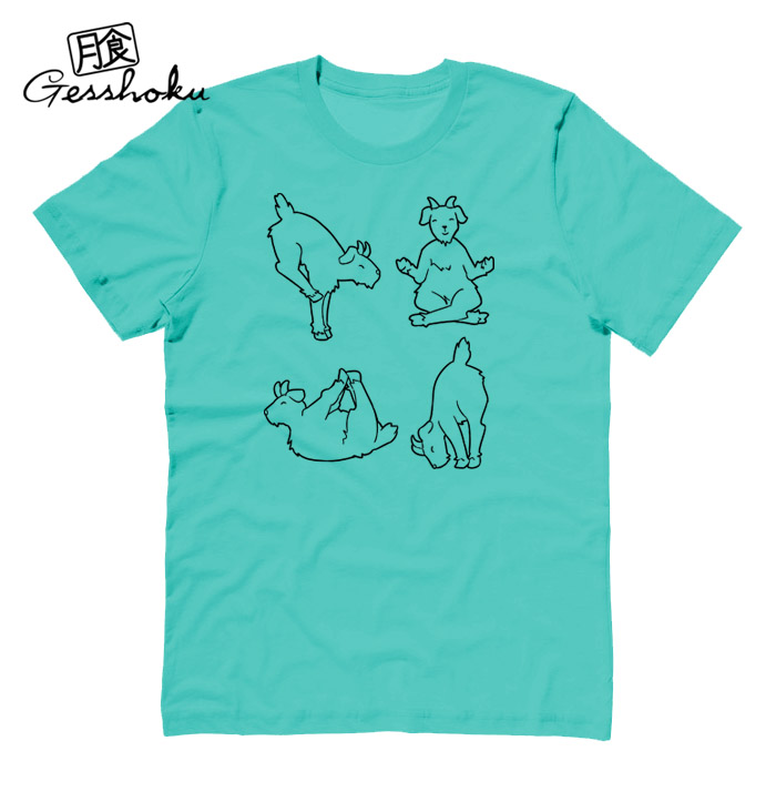 Yoga Goats T-shirt - Teal