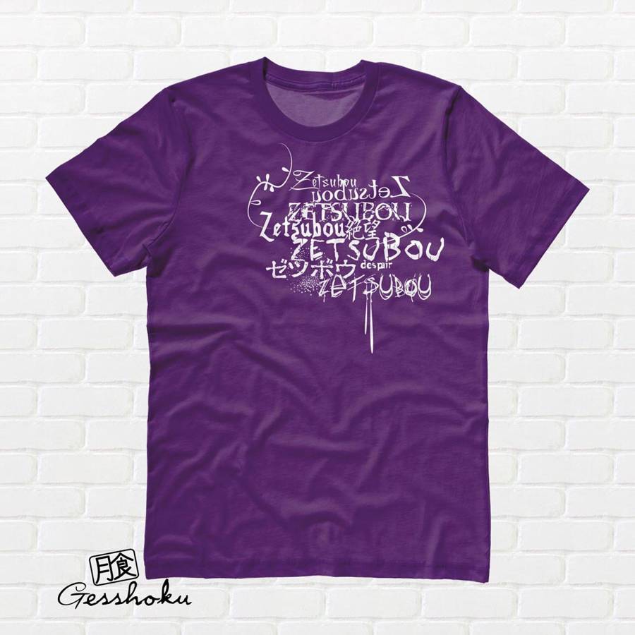 Despair Zetsubou T-shirt - Purple