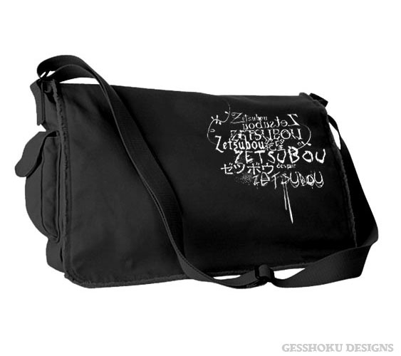 Despair Zetsubou Messenger Bag - Black